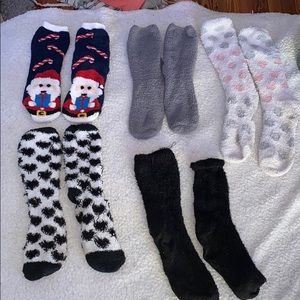 fuzzy socks